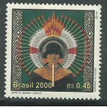 C2265 BRASIL 500 ANOS 2000 ARTE CARAJÁ 10.348 N